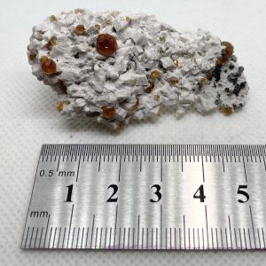 Spessartine Garnet on Muscovite - Tongbei