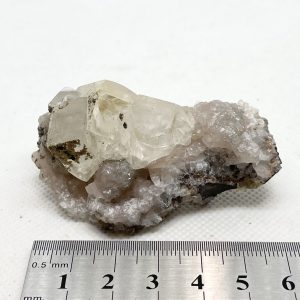 Goethite on Calcite - Mexico