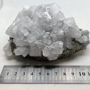 Calcite on Pyrite - Huanzala