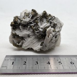 Pyrite on Barite - Germany