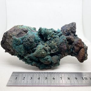 Chrysocolla with Wulfenite and Malachite Pseudomorph after Azurite - Whim Creek