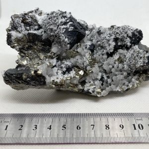 Quartz, Pyrite & Sphalerite - Huanzala