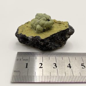 Pyromorphite on Galena - Broken Hill