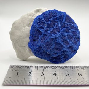 Azurite “Sun” in Kaolin - Malbunka Copper Mine