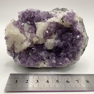 Amethyst with Calcite - Minas Gerais