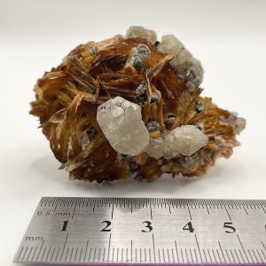 Cerussite on Barite - Morocco