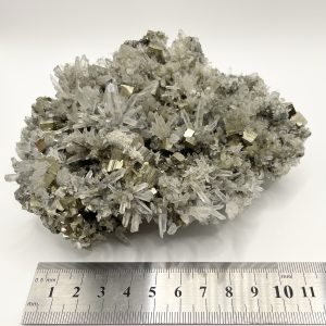 Pyrite and Quartz - Huanzala Mine