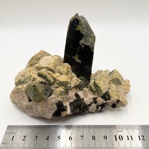 Smoky Quartz on Feldspar - Wulian