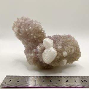 Amethyst with Calcite - Guanajuato