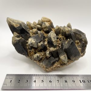 Smoky Quartz with Feldspar - Oberon