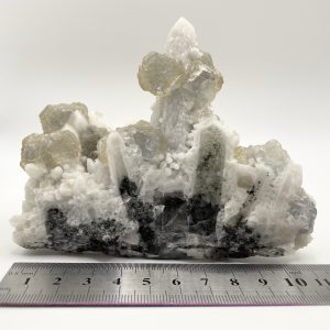 Fluorite on Quartz - Huanggang Mine