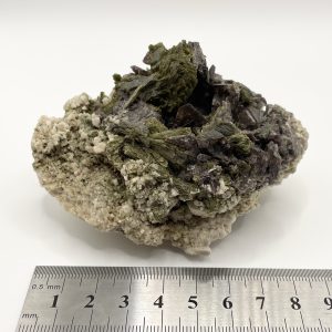 Axinite on Epidote - Silver Bow County